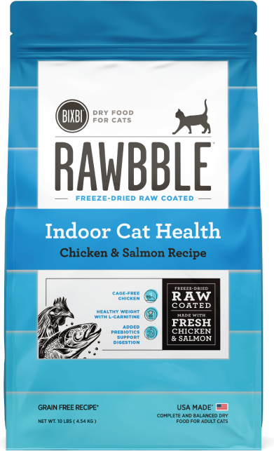 BIXBI Rawbble - Indoor Cat Health Chicken & Salmon Recipe